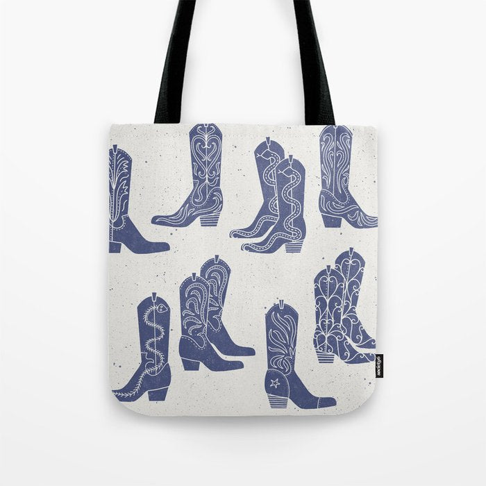 Cowboy Boots Tote Bag Gallery Image 1
