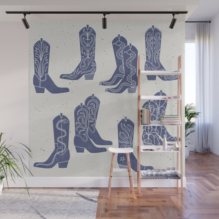 Cowboy Boots Wall Mural Gallery Image 1