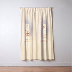 'I Am Happy Because Every One Loves Me' Louis Wain Cat Window Curtain Gallery Image 3