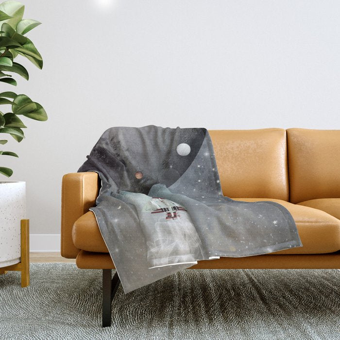 voyager 1 Throw Blanket Gallery Image 1