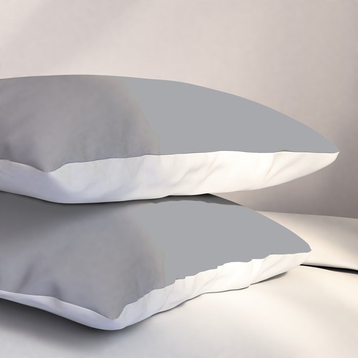 Grey Pillow Sham Gallery Image 3