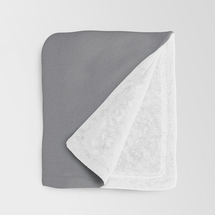 Grey Throw Blanket Gallery Image 3