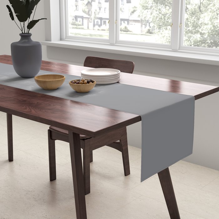 Grey Table Runner Gallery Image 2