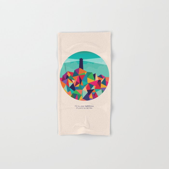 I'll be your lighthouse if you'll be my sea Bath Towel Gallery Image 1