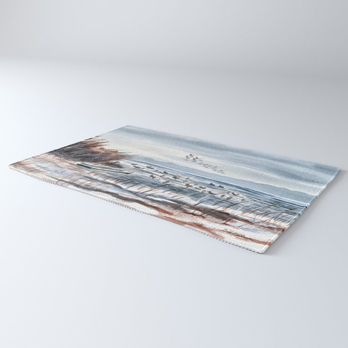 Duck Hunting For Canvasbacks Rug Gallery Image 3