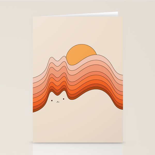 Cat Landscape 174 Stationery Card Gallery Image 2