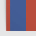Ultramarine and Carrot Cake Stripes Poster Gallery Image 3