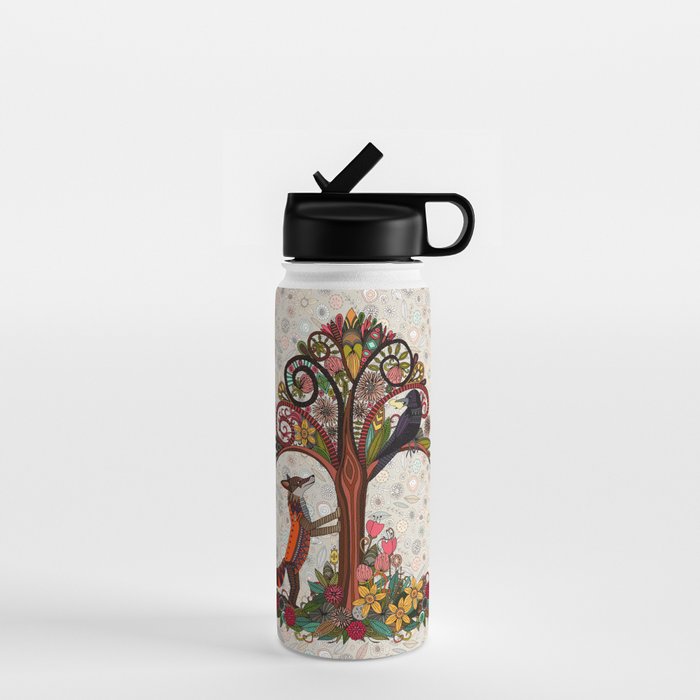 fox and crow Water Bottle Gallery Image 1