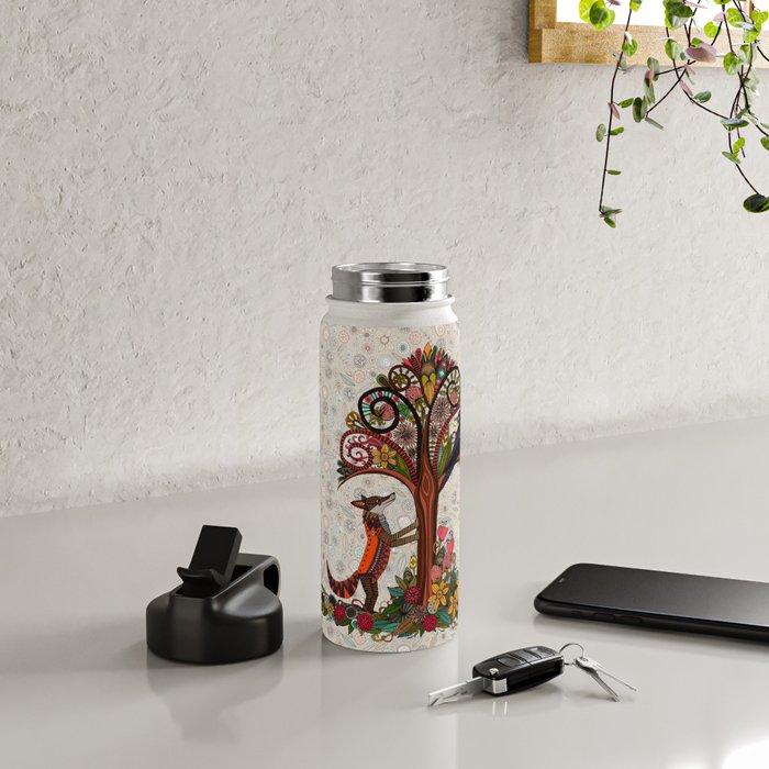 fox and crow Water Bottle Gallery Image 4