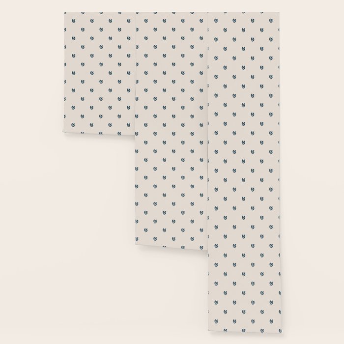 Leafy pattern - teal Wallpaper Gallery Image 3