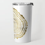 Gold Tree Rings Travel Mug Gallery Image 2