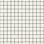 Minimalist Black and Off-White Grid with Color Accents Coffee Mug Gallery Image 2