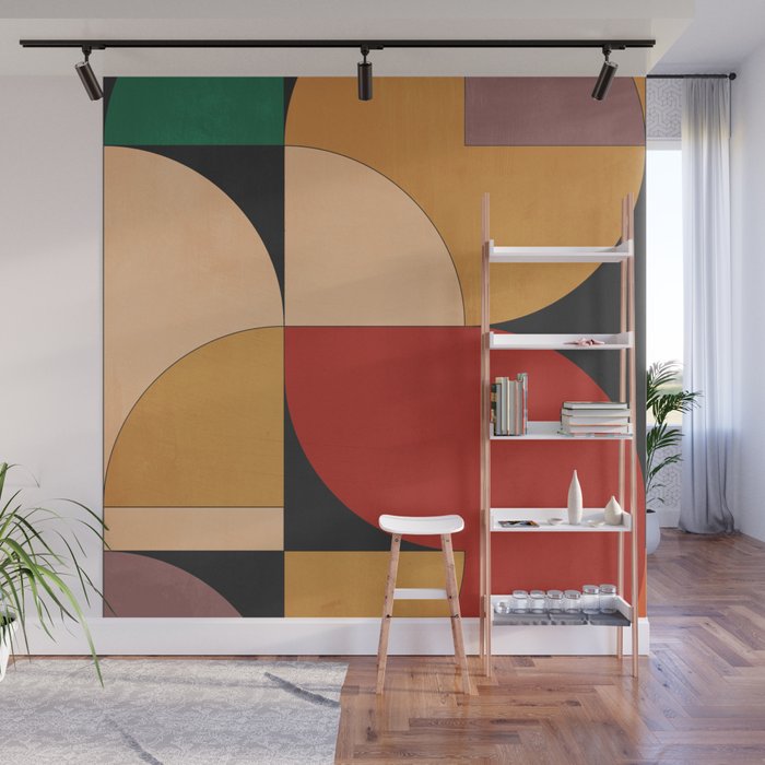 Geometric Shapes 246 Wall Mural Gallery Image 1