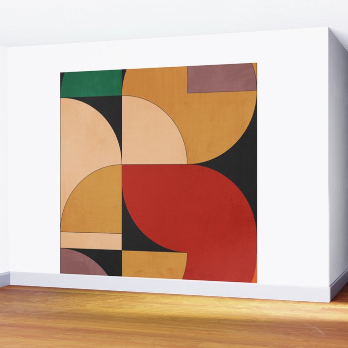 Geometric Shapes 246 Wall Mural Gallery Image 2