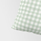 Gingham Plaid Pattern - Sage Green Pillow Sham Gallery Image 4