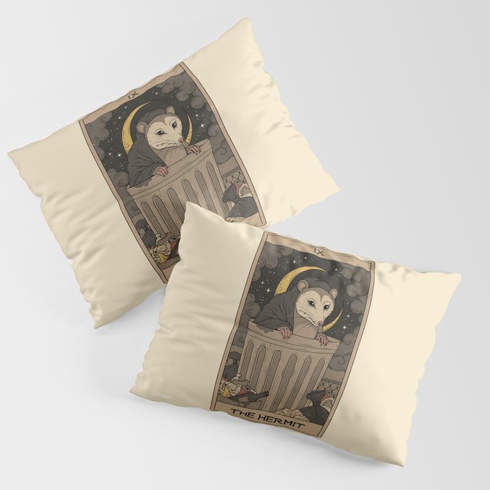 The Hermit - Possum Tarot Pillow Sham Gallery Image 3
