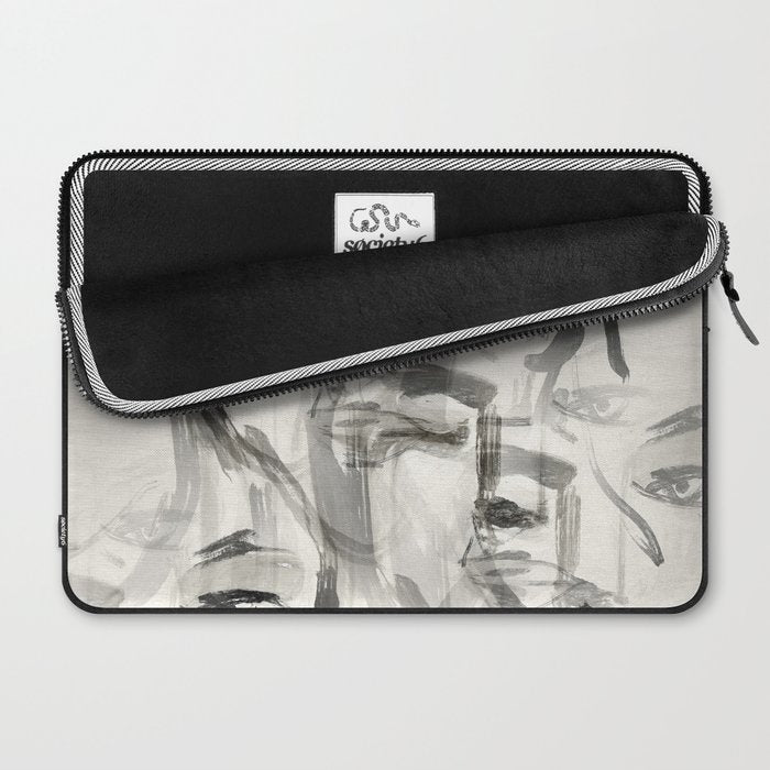 Abstract Portrait 4 Laptop Sleeve Gallery Image 2