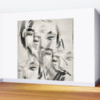 Abstract Portrait 4 Wall Mural Gallery Image 2