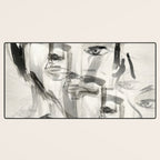 Abstract Portrait 4 Desk Mat Gallery Image 3