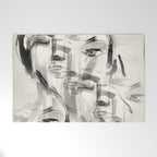 Abstract Portrait 4 Welcome Mat Gallery Image 1