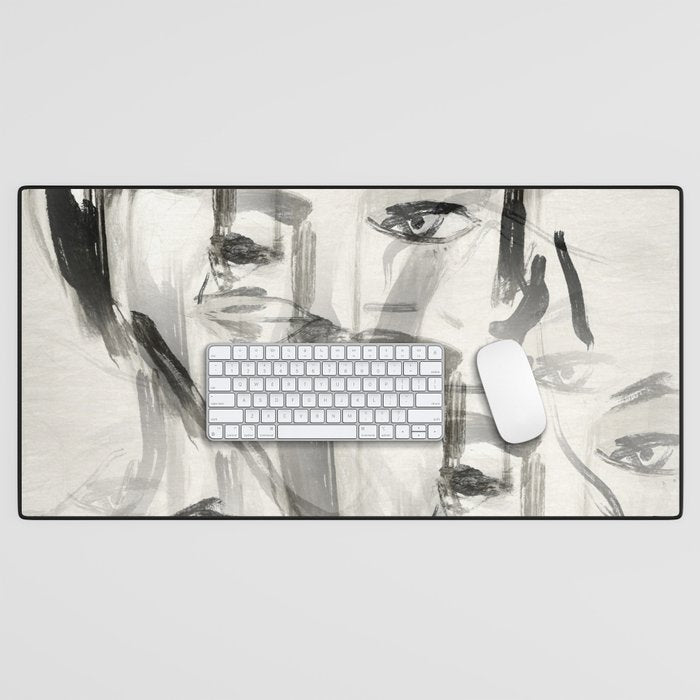 Abstract Portrait 4 Desk Mat Gallery Image 1