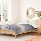 Silver Metallic Stainless Steel Pattern Duvet Cover Gallery Image 2