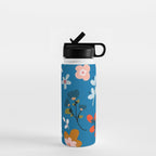 Folk floral Water Bottle Gallery Image 1