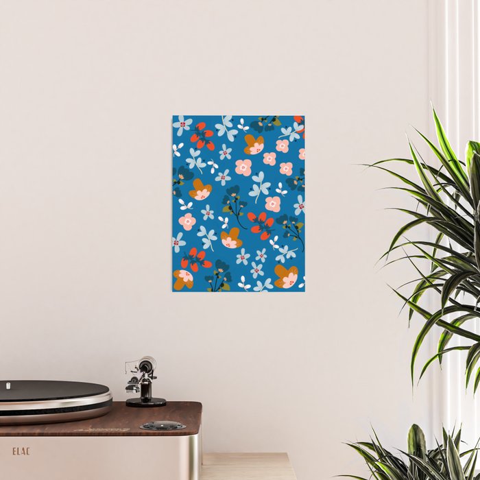 Folk floral Poster Gallery Image 2