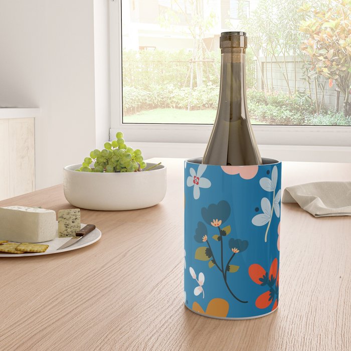 Folk floral Wine Chiller Gallery Image 4