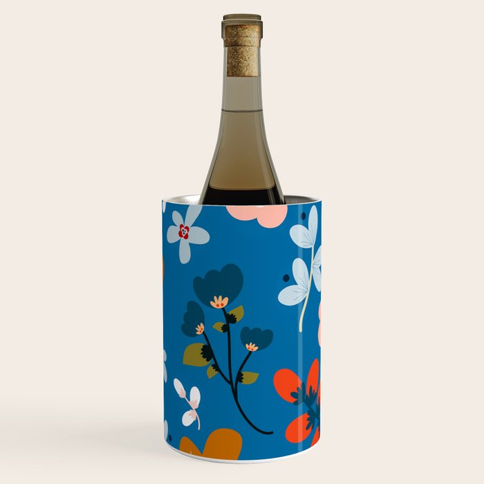 Folk floral Wine Chiller Gallery Image 1