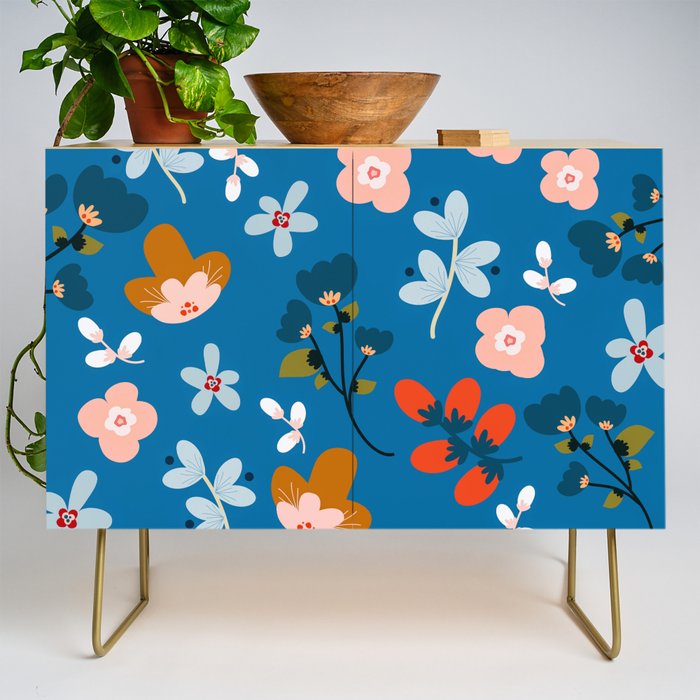 Folk floral Credenza Gallery Image 1