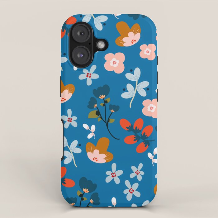 Folk floral iPhone Case Gallery Image 1