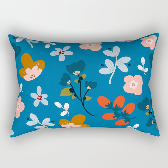 Folk floral Rectangular Pillow Gallery Image 2