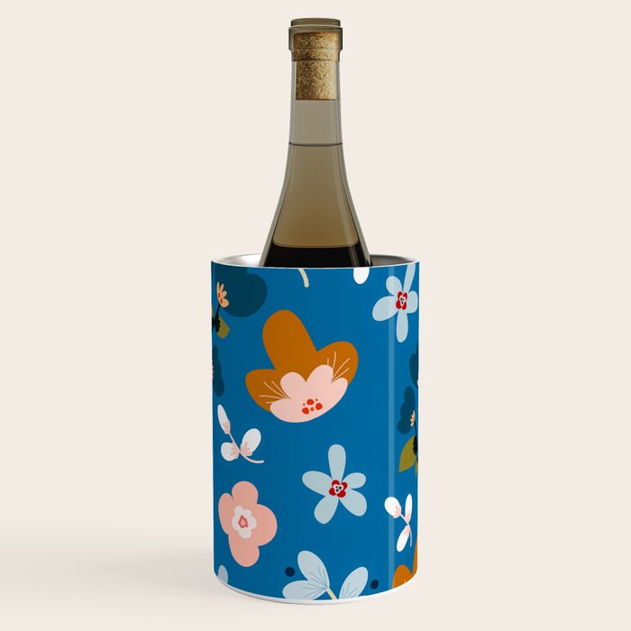 Folk floral Wine Chiller Gallery Image 2
