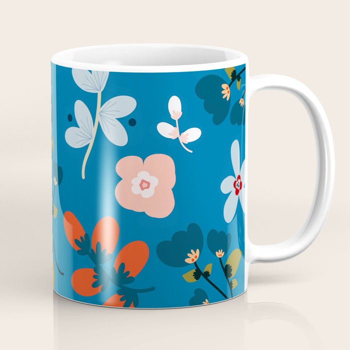 Folk floral Coffee Mug Gallery Image 1