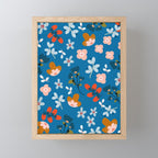 Folk floral Mini Art Print Gallery Image 1