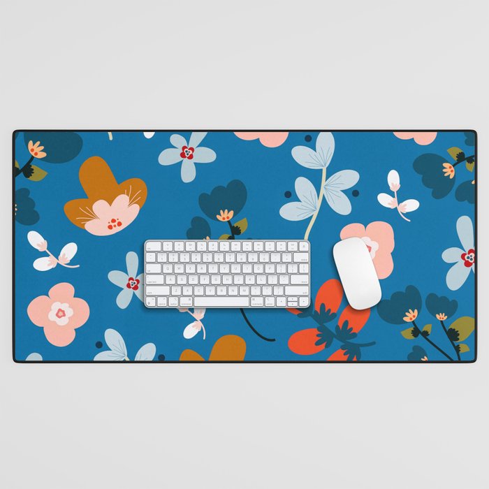 Folk floral Desk Mat Gallery Image 1