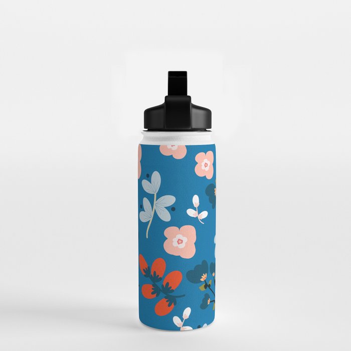 Folk floral Water Bottle Gallery Image 2
