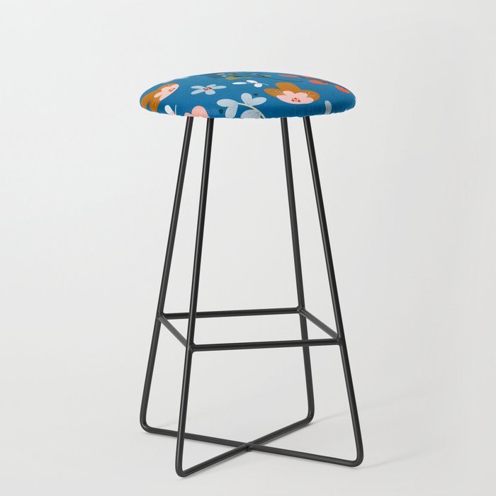 Folk floral Stool Gallery Image 1