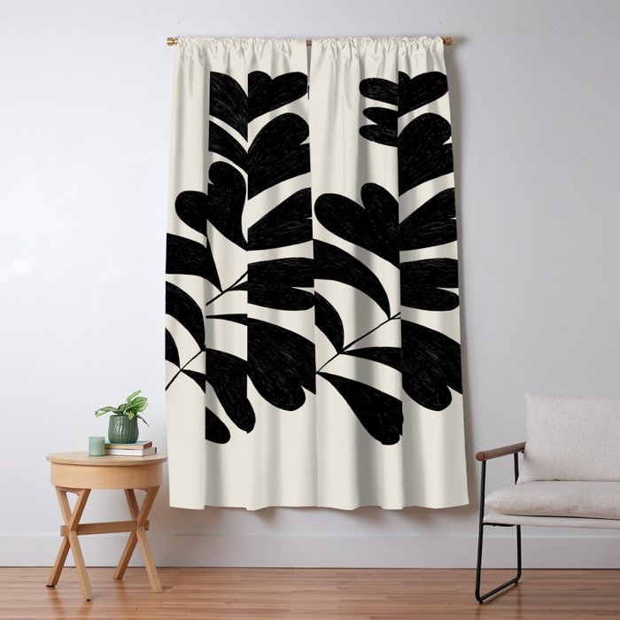 Love Palm Branch Window Curtain Gallery Image 5