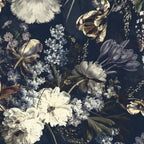 Antique Blue Moonlight Midnight Baroque Flower Garden Coffee Mug Gallery Image 2