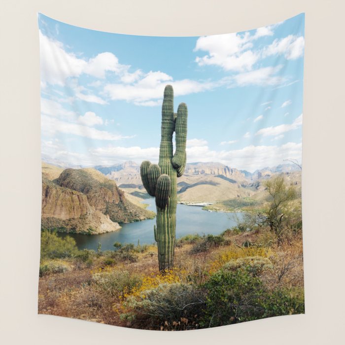 Arizona Saguaro Wall Tapestry Gallery Image 4
