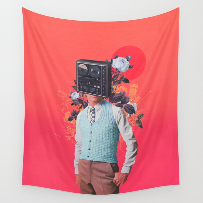 Phonohead Wall Tapestry Gallery Image 1