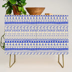 Vintage tropical summer nature art pattern Credenza Gallery Image 1