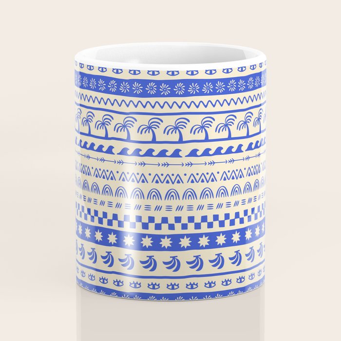 Vintage tropical summer nature art pattern Coffee Mug Gallery Image 4
