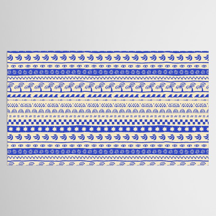 Vintage tropical summer nature art pattern Tablecloth Gallery Image 2