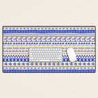 Vintage tropical summer nature art pattern Desk Mat Gallery Image 1