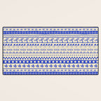 Vintage tropical summer nature art pattern Desk Mat Gallery Image 3