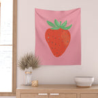 Sweet strawberry Wall Tapestry Gallery Image 2