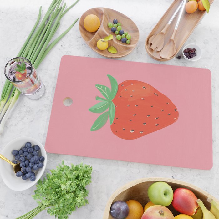 Sweet strawberry Cutting Board Gallery Image 2